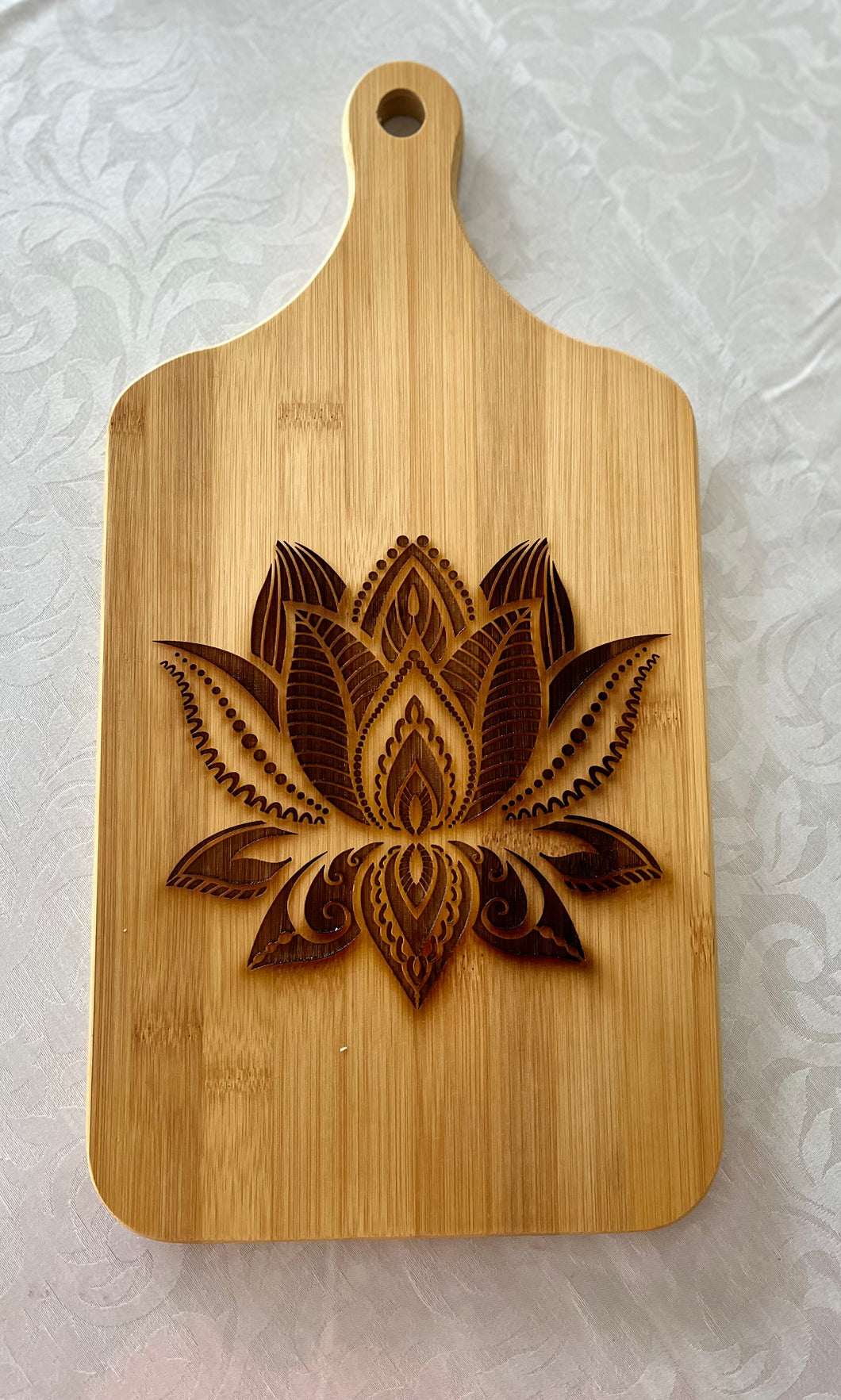 Laser cut bamboo boards